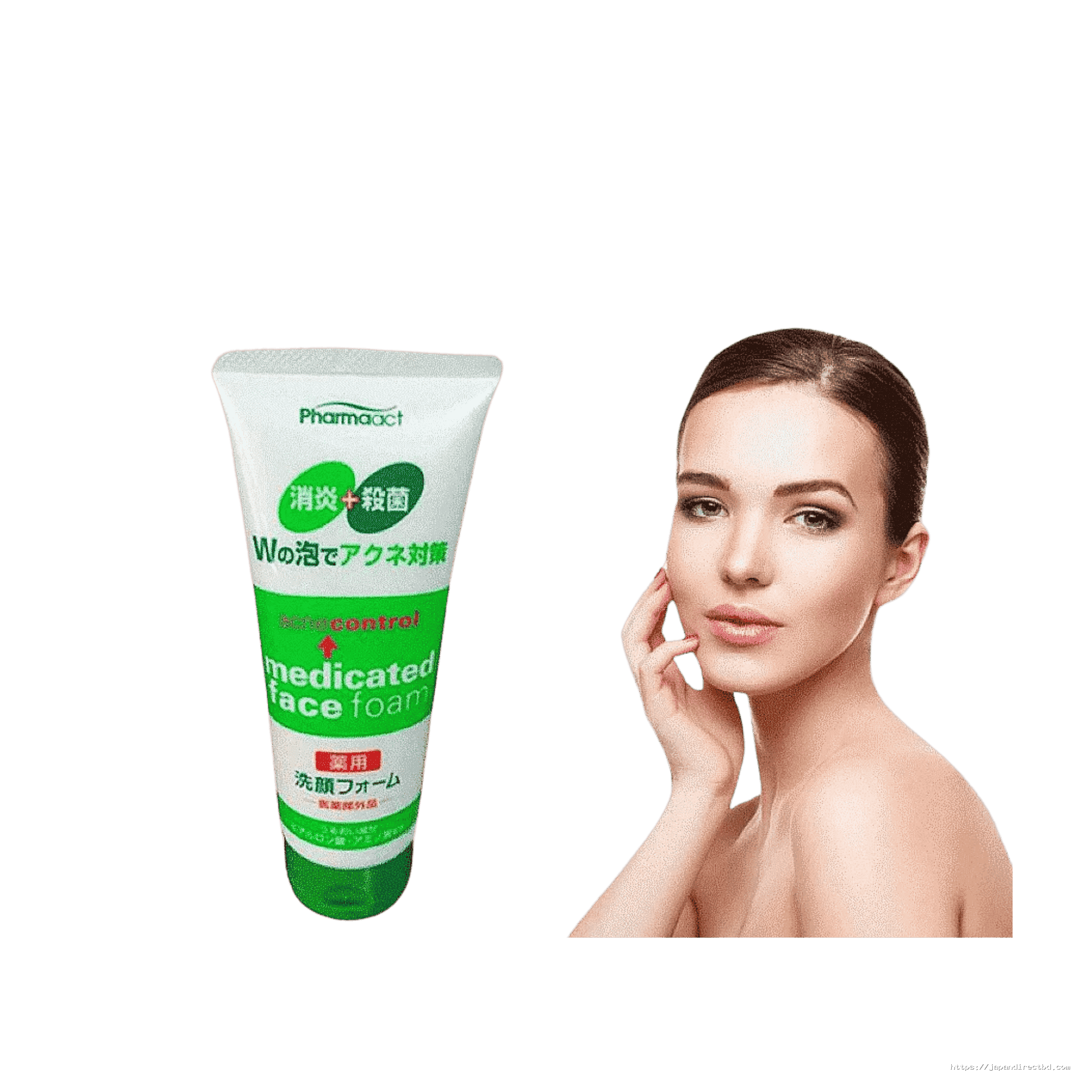 Kumano Cosme Pharmaact Acne Control Face Foam 130g - Image 2