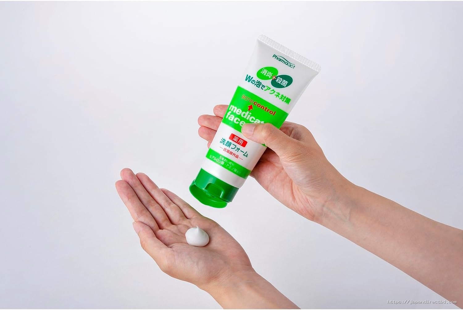 Kumano Cosme Pharmaact Acne Control Face Foam 130g - Image 5