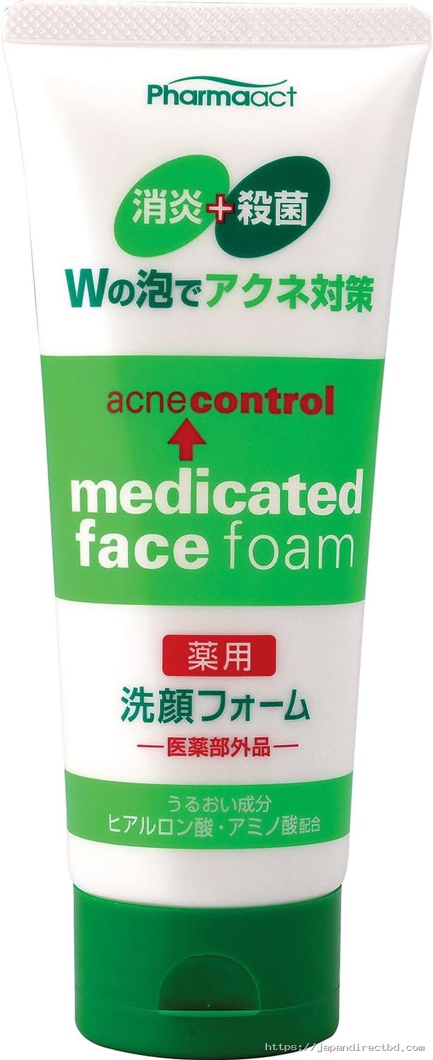 Kumano Cosme Pharmaact Acne Control Face Foam 130g - Image 8