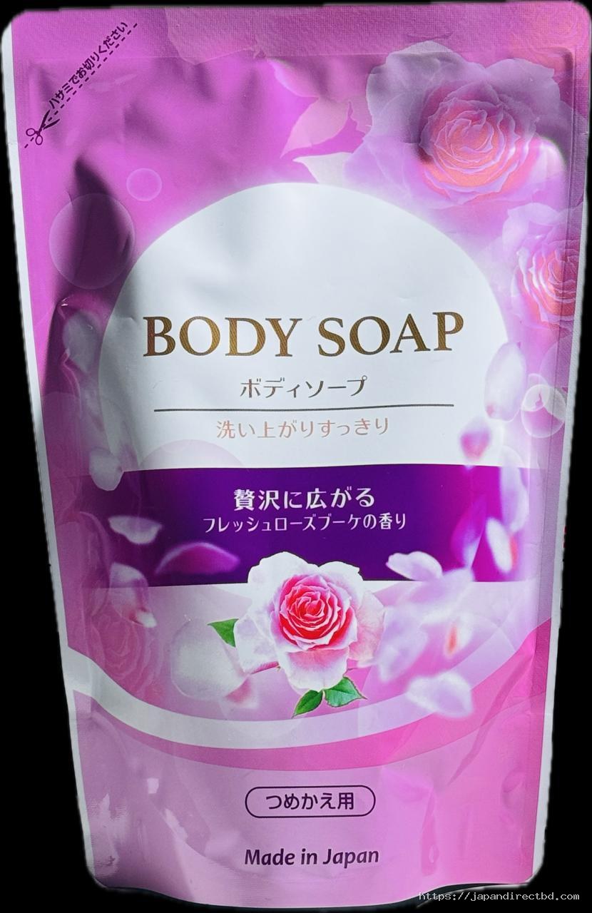 Body Soap Fresh Rose Refill Pack 350ml - Image 2