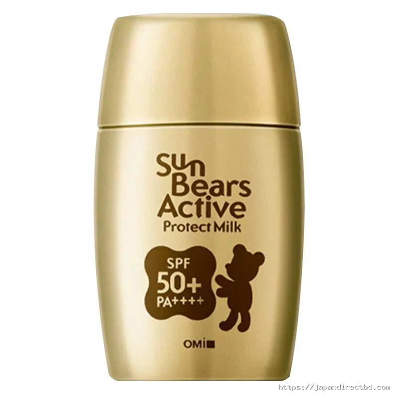 OMI Brotherhood Sun Bears Active Protect Milk Sunscreen SPF50+ PA++++ 30g