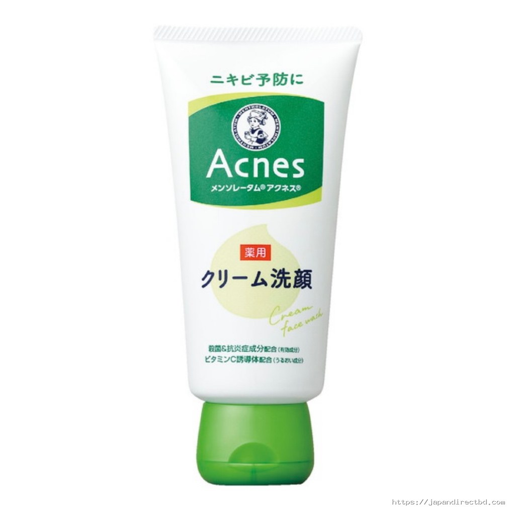 Rohto Acnes Facial Washing Cream (Face Wash) 130g