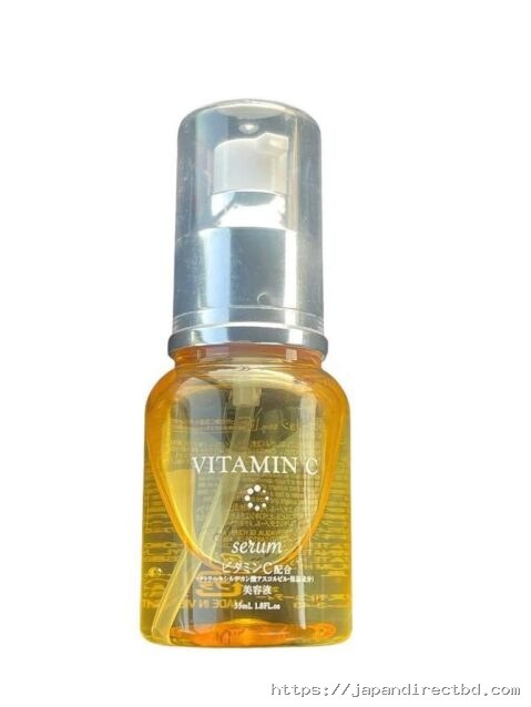 Daiso Vitamin C Serum 55ml – Brightening Face Serum Japan
