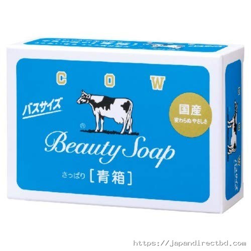 Cow Brand Beauty Milk Soap Blue 130g – Moisturizing Japanese Bath Soap